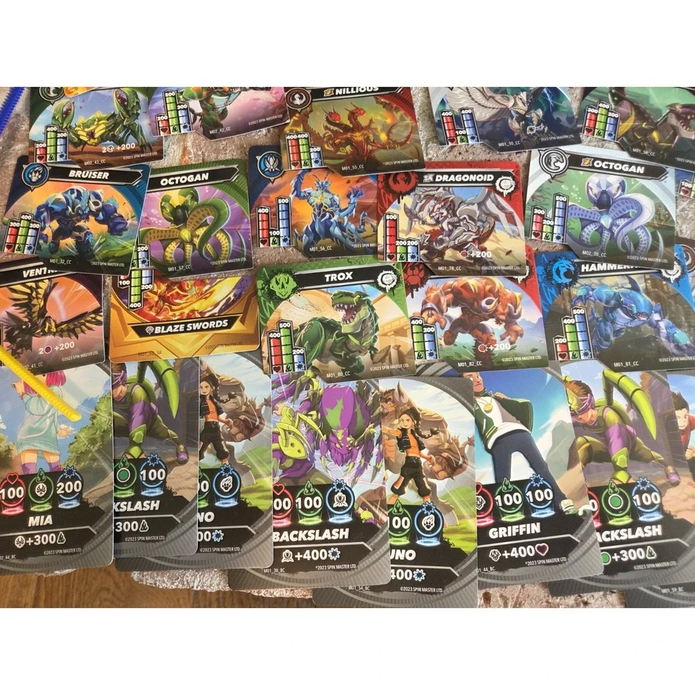 Bakugan Battle Brawlers Lot HUGE COLLECTION Cards Figures Special Attack